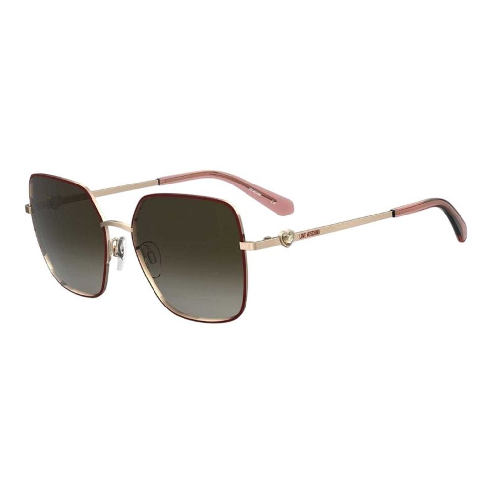 Moschino Womens/Ladies Moscsun Rectangular Sunglasses / Burgundy